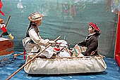 Kangra Valley - Norbulingka Institute - the Doll Collection that displays exact replicas of original Tibetan costumes